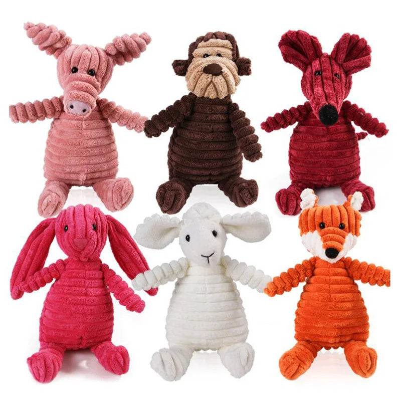 ChewCrew™ Animal Plushies – Durable, Squeaky Joy for Every Pup 🎉🐕
