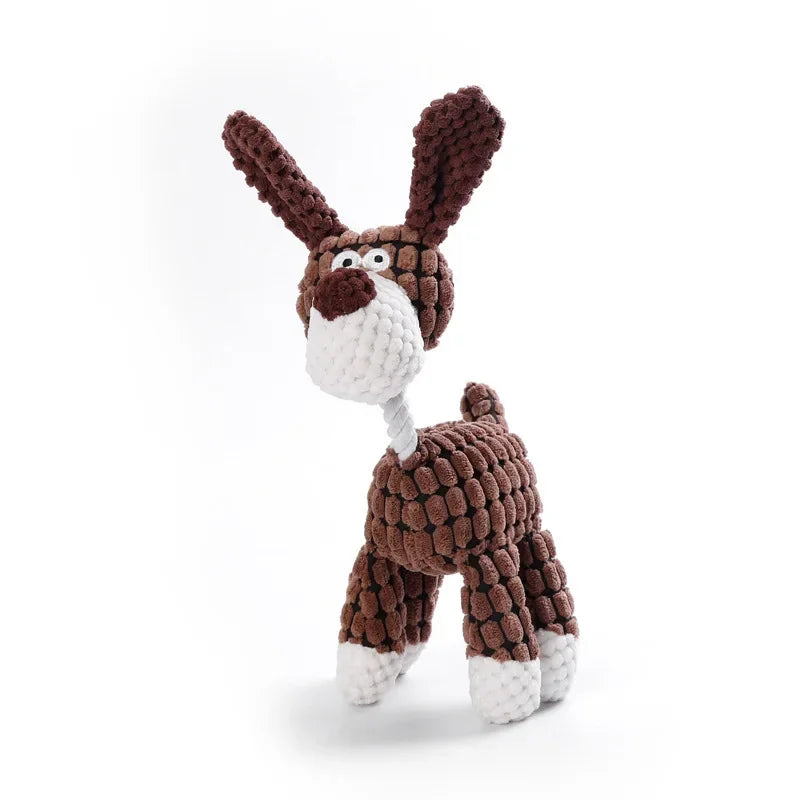 ChewCrew™ Animal Plushies – Durable, Squeaky Joy for Every Pup 🎉🐕