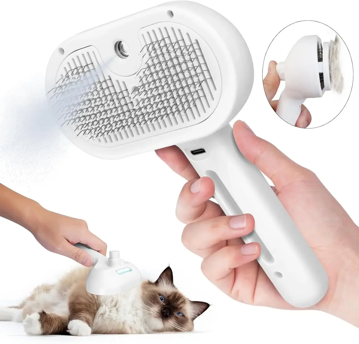 FurEase™ 2-in-1 Pet Grooming Spray Comb