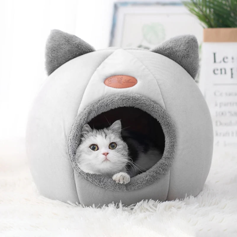 CozyCave 🛏️😴 – Deep Sleep Pet Bed & Tent Snug-Nest