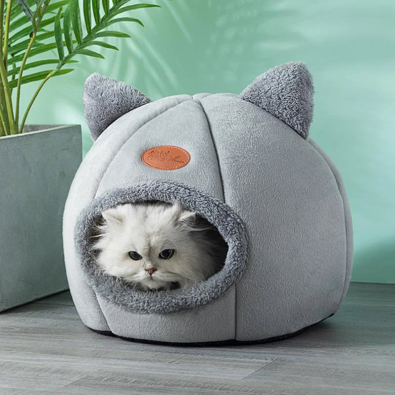 CozyCave 🛏️😴 – Deep Sleep Pet Bed & Tent Snug-Nest