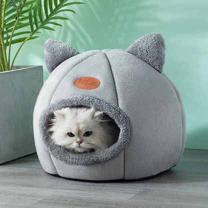 CozyCave 🛏️😴 – Deep Sleep Pet Bed & Tent Snug-Nest