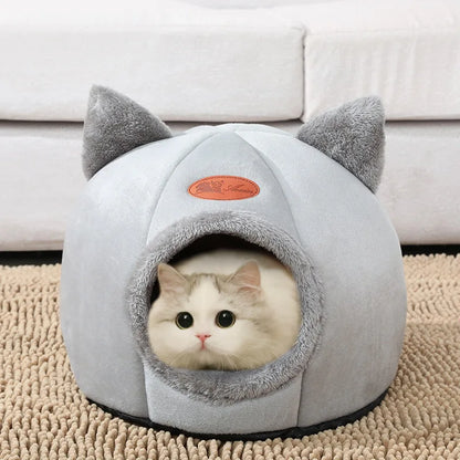 CozyCave 🛏️😴 – Deep Sleep Pet Bed & Tent Snug-Nest