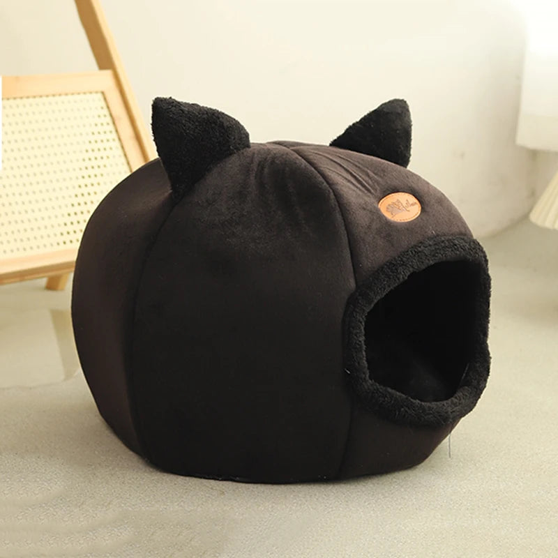 CozyCave 🛏️😴 – Deep Sleep Pet Bed & Tent Snug-Nest