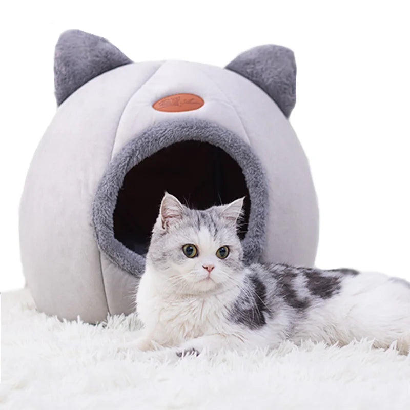 CozyCave 🛏️😴 – Deep Sleep Pet Bed & Tent Snug-Nest
