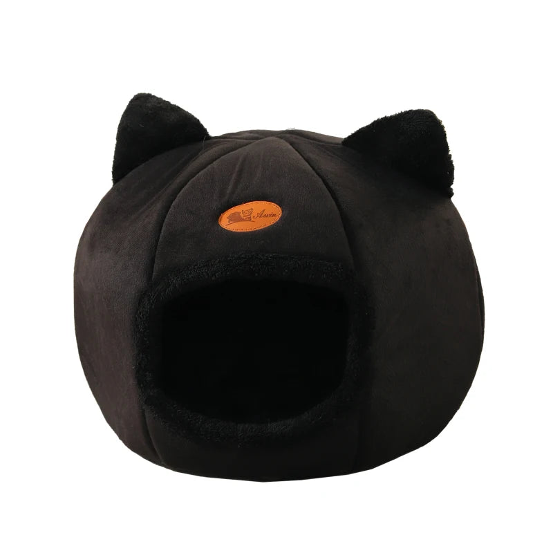 CozyCave 🛏️😴 – Deep Sleep Pet Bed & Tent Snug-Nest