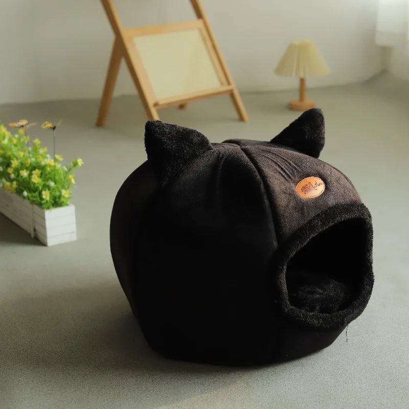CozyCave 🛏️😴 – Deep Sleep Pet Bed & Tent Snug-Nest