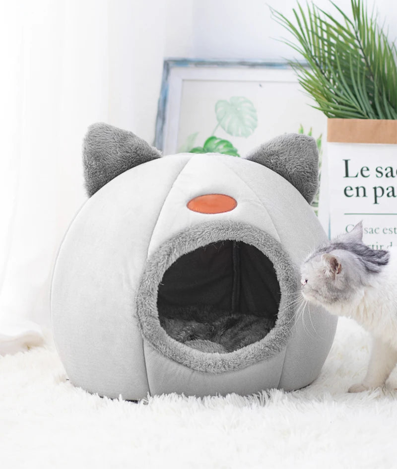 CozyCave 🛏️😴 – Deep Sleep Pet Bed & Tent Snug-Nest